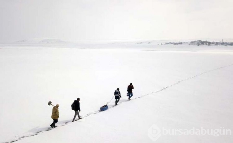 Eskimo usulü balık avı!