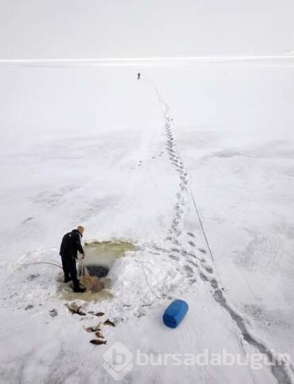 Eskimo usulü balık avı!