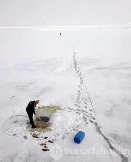 Eskimo usulü balık avı!