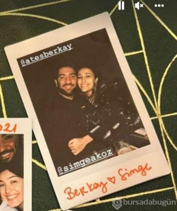 Simge Aköz'den Berkay Ateş'e ilan-ı aşk!
