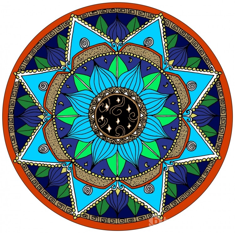 Mandala renklerinin ve sembollerinin anlamı
