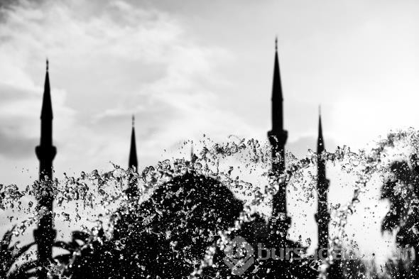 İstanbul'un siyah beyaz silüetleri
