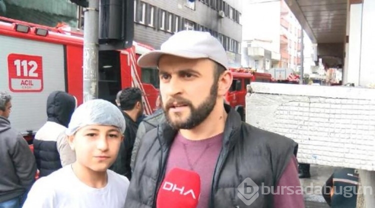 Bağcılar'da fabrikasında yangın!