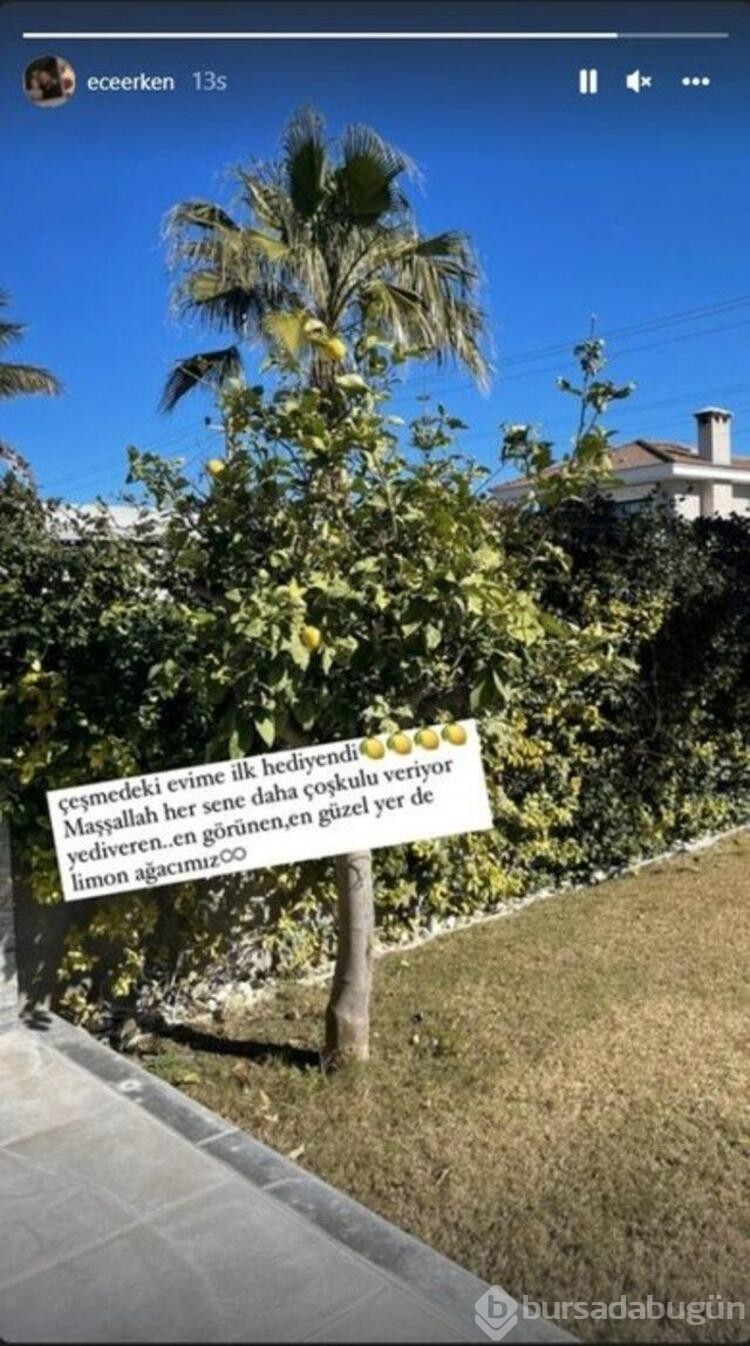Ece Erken'in Çeşme paylaşımı dikkat çekti!