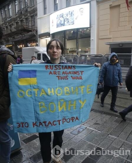Rusya Başkonsolosluğu önünde protesto!