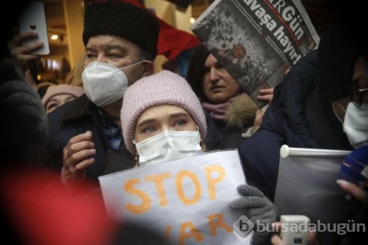 Rusya Başkonsolosluğu önünde protesto!