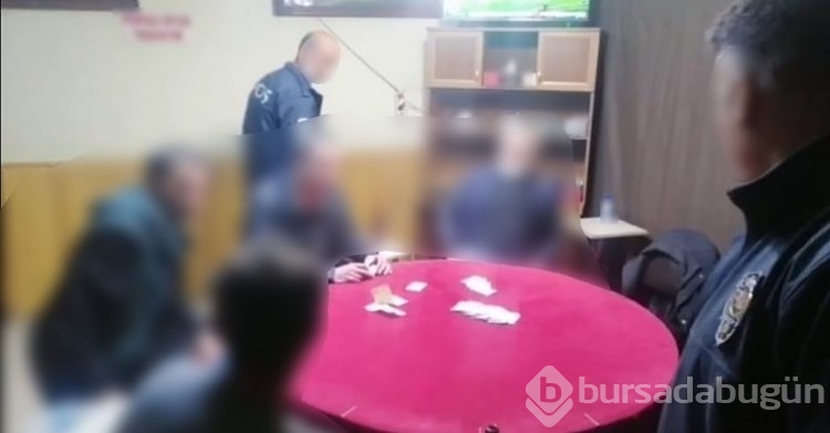 Trabzon'da kumarcılara suçüstü...