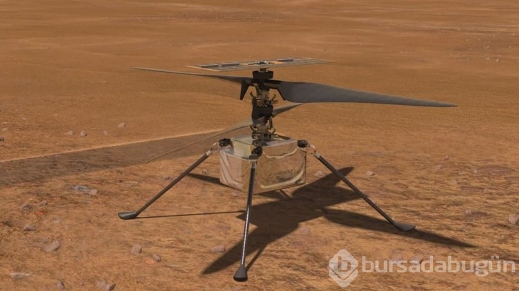 NASA'nın helikopteri Ingenuity, Mars'ta 21'inci uçuşunu tamamladı