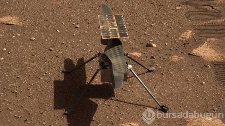 NASA'nın helikopteri Ingenuity, Mars'ta 21'inci uçuşunu tamamladı