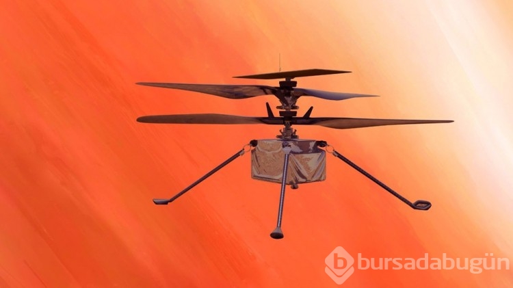 NASA'nın helikopteri Ingenuity, Mars'ta 21'inci uçuşunu tamamladı
