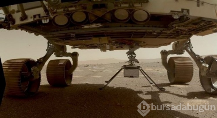 NASA'nın helikopteri Ingenuity, Mars'ta 21'inci uçuşunu tamamladı