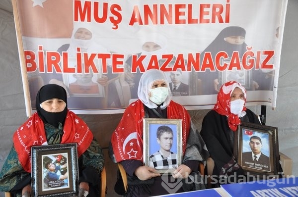 Muş'ta evlat nöbeti 48'inci haftaya girdi! 