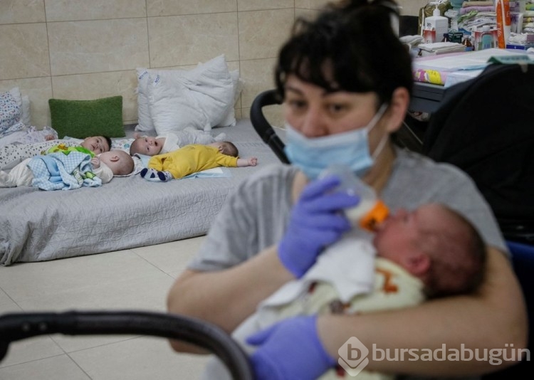 Kiev'de onlarca bebek sahipsiz kaldı!