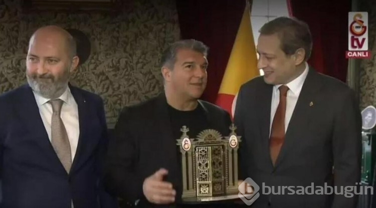 Barcelona Başkanı Laporta Galatasaray Lisesi'ni ziyaret etti!