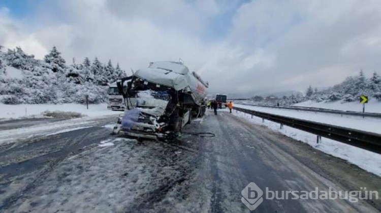 Bolu Dağı'nda kaza!