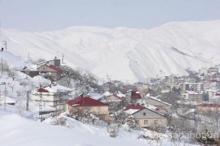 Bitlis'te 40 ev çığ sebebiyle tahliye edildi
