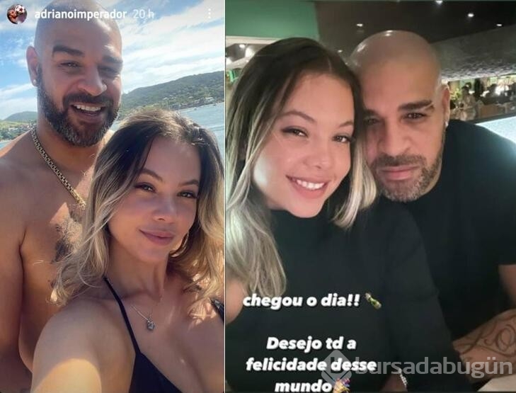 Adriano'ya bir darbe de 19 yaş küçük sevgilisinden geldi
