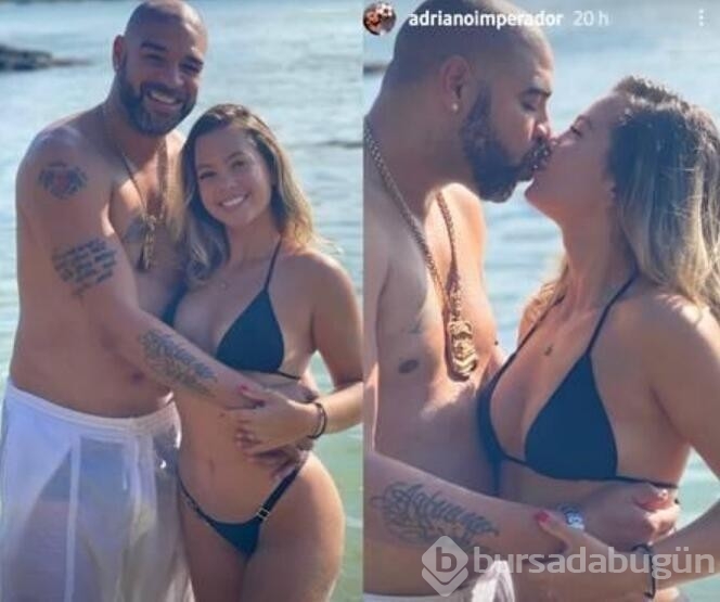 Adriano'ya bir darbe de 19 yaş küçük sevgilisinden geldi
