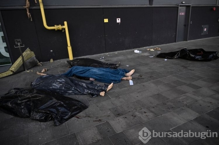  Kiev'de siviller ve Rus ordusu savaşıyor! 