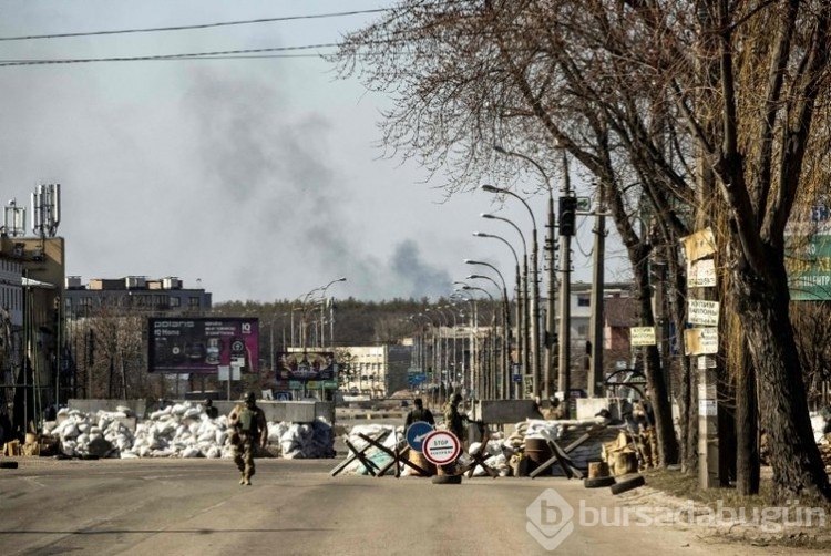  Kiev'de siviller ve Rus ordusu savaşıyor! 