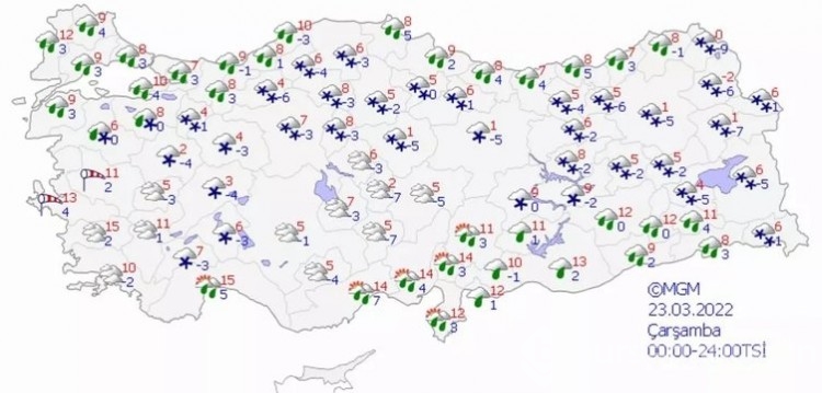 Meteoroloji'den kar ve fırtınalı hava durumu uyarısı!