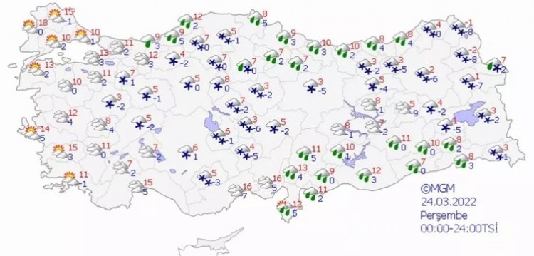 Meteoroloji'den kar ve fırtınalı hava durumu uyarısı!