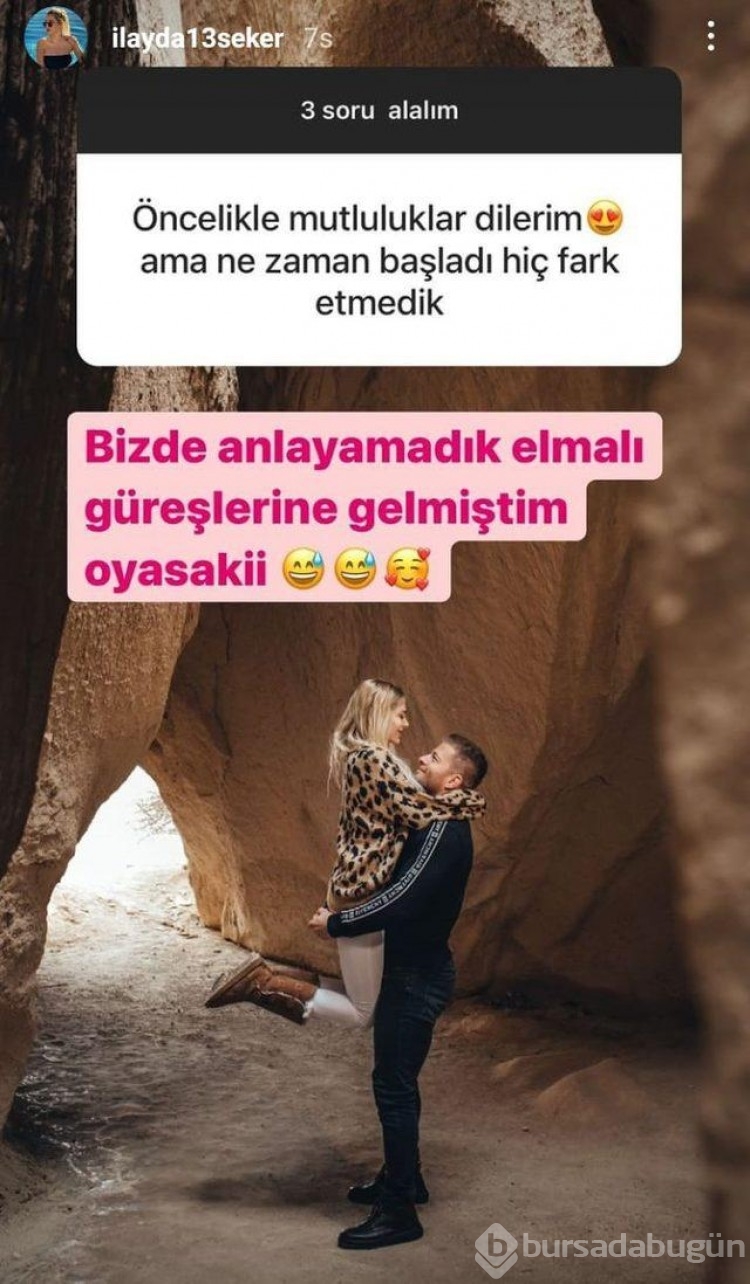 İlayda Şeker ve İsmail Balaban'dan kucak pozu!