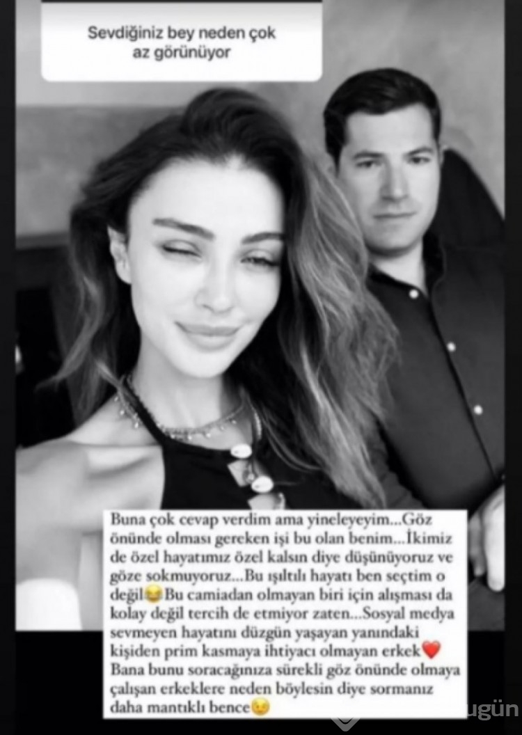 Özge Ulusoy'dan Hacı Sabancı'ya gönderme