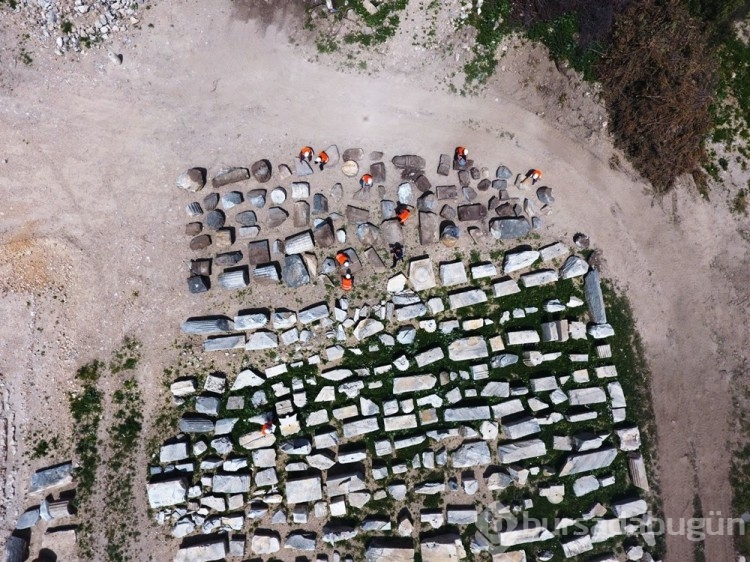 Knidos Antik Kenti'nde bulunan eserler fetihlere ışık tutuyor
