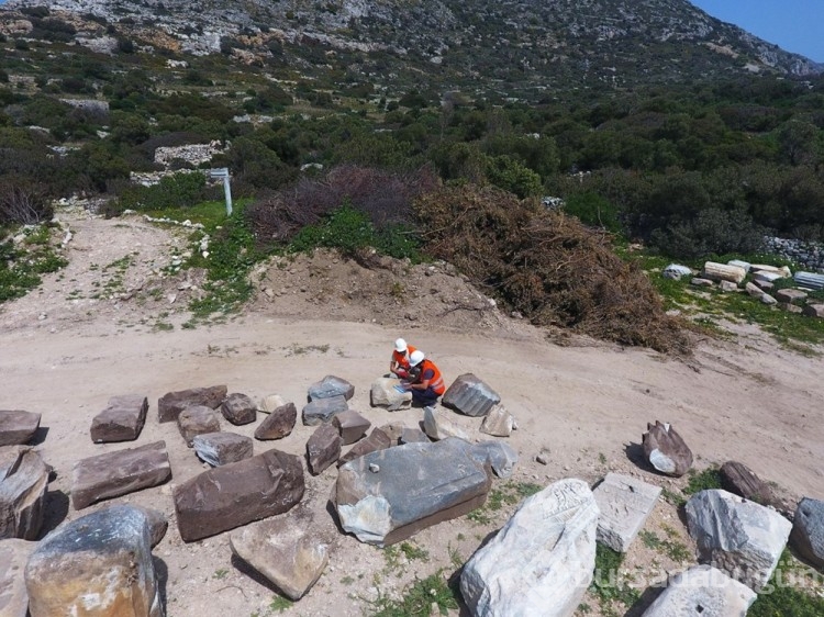 Knidos Antik Kenti'nde bulunan eserler fetihlere ışık tutuyor