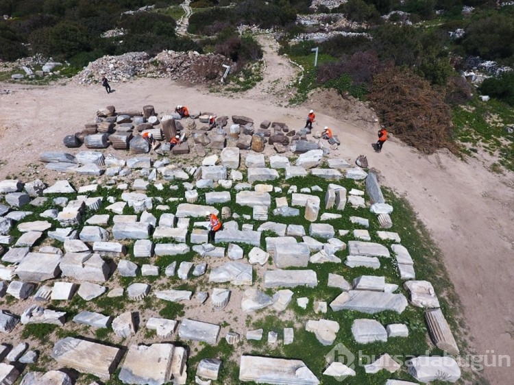 Knidos Antik Kenti'nde bulunan eserler fetihlere ışık tutuyor