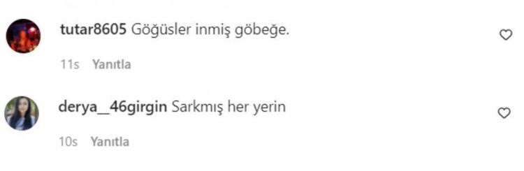 Serel Yereli'nin sütyensiz paylaşımına yorum yağdı!
