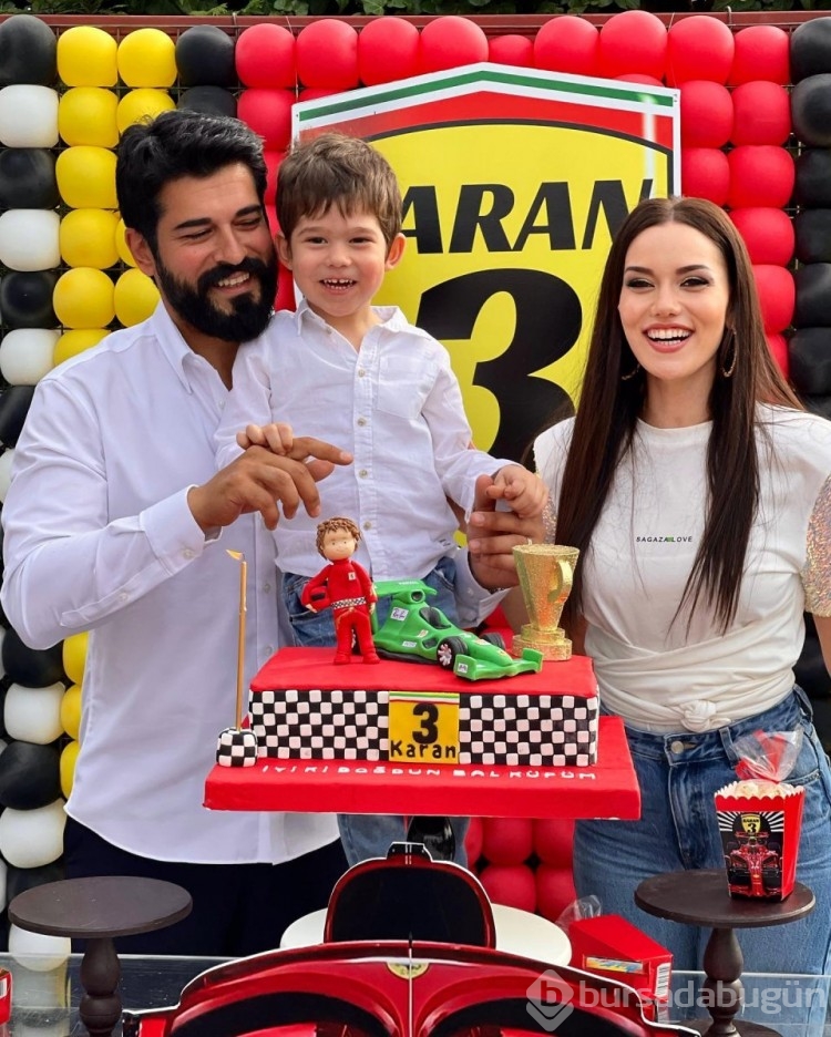 Fahriye Evcen ve Burak Özçivit'in oğlu Karan 3 yaşında