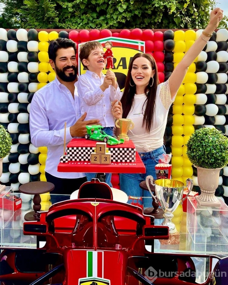 Fahriye Evcen ve Burak Özçivit'in oğlu Karan 3 yaşında