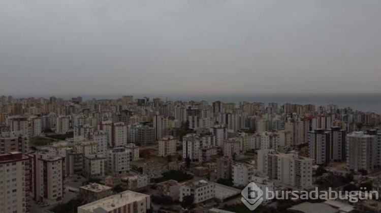 Çöl tozları Mersin'e ulaştı
