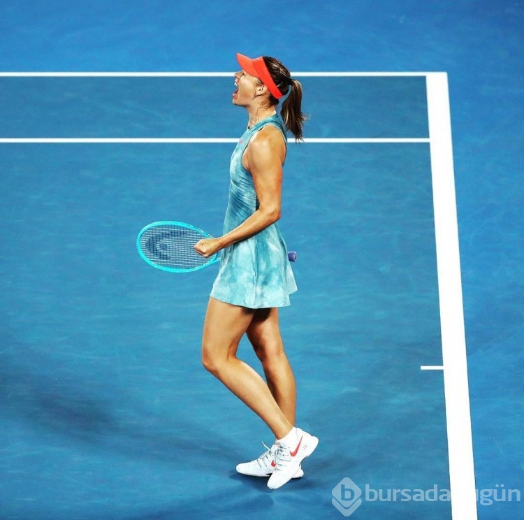 Çığlık atan tenisçi Maria Sharapova hamile