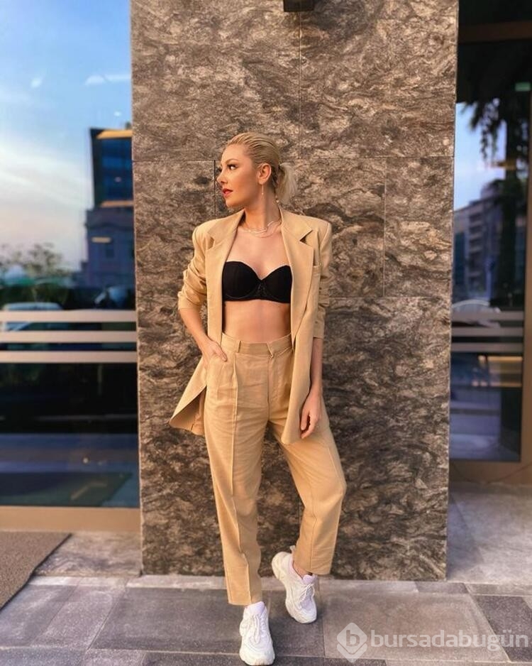 Burcu Binici hünerlerini sergiledi
