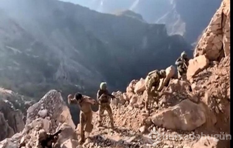 Mağarada saklanan teröristler etkisiz hale getirildi...
