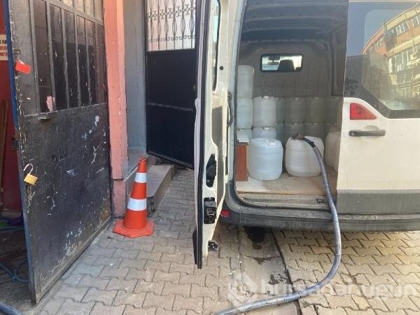  34 ton kaçak içki ele geçirildi!