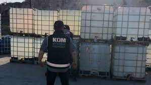 34 ton kaçak içki ele geçirildi!