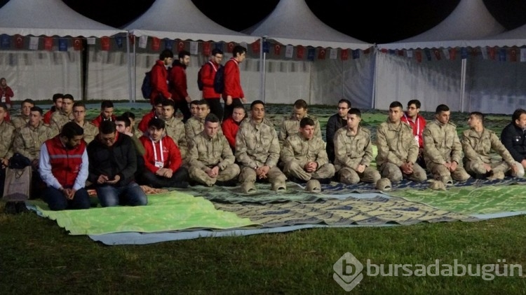 Çanakkale'de 57. Alay Vefa Yürüyüşü