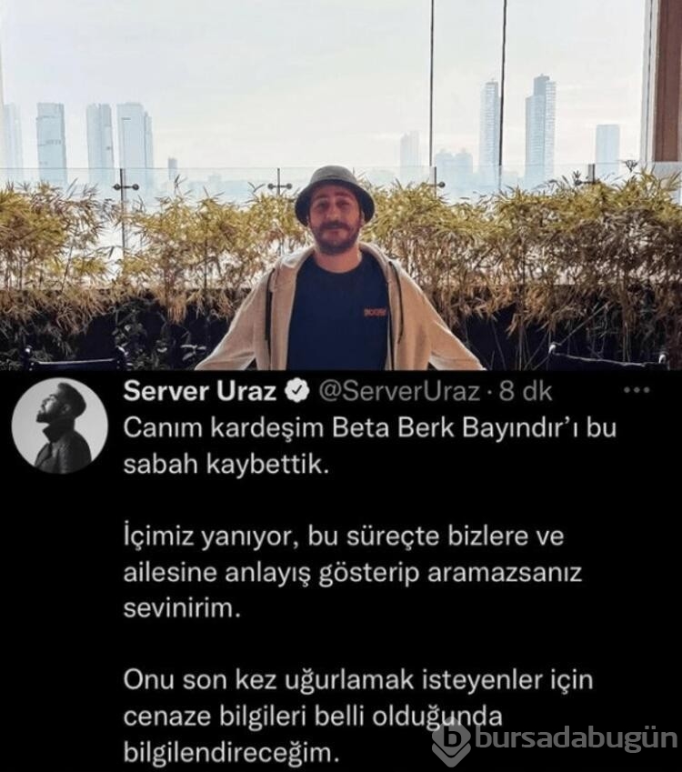 Beta lakabıyla bilinen ünlü rapçi Berk Bayındır hayatını kaybetti!