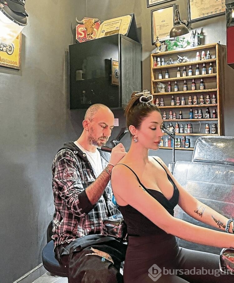 Ece Gürsel dövme rekoruna koşuyor