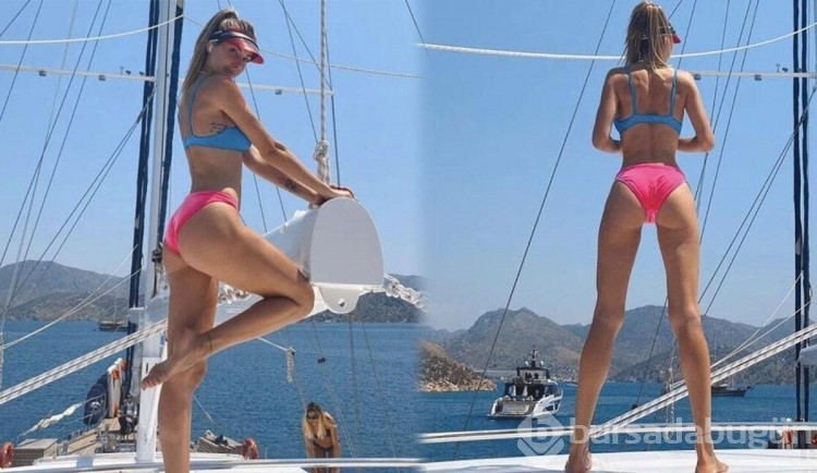 Şeyma Subaşı bikini altını sıyırıp güneş yanığını gösterdi