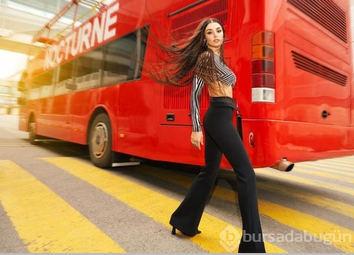 Çekimler için üç kilo veren Hande Erçel güzelliğiyle büyüledi!