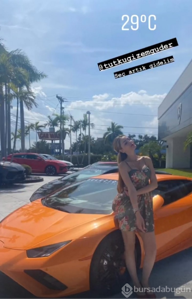 Petek Dinçöz'den şortlu Miami paylaşımı