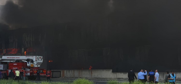 Bursa'da fabrika yangını