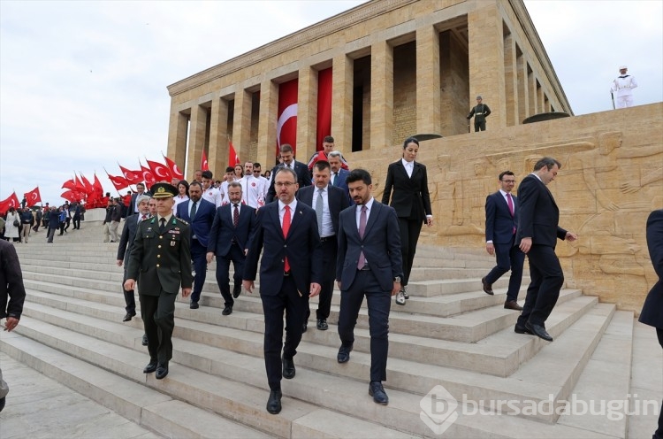 Anıtkabir'de 19 Mayıs kutlaması