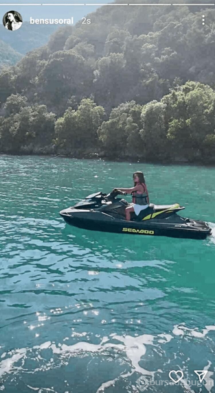 Bensu Soral tekne tatilini uzattı