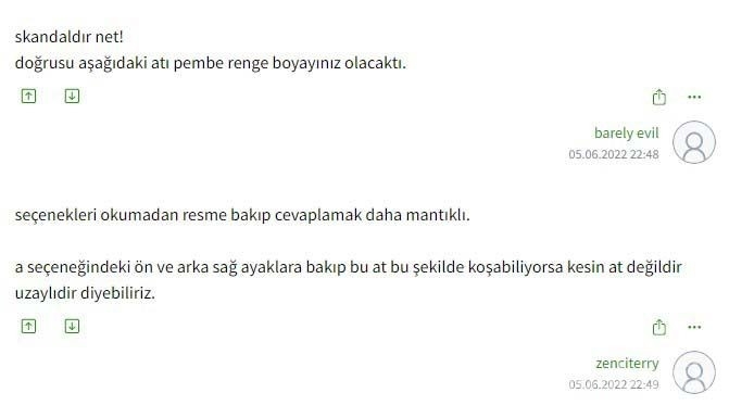 LGS'de at sorusu tartışma yarattı
